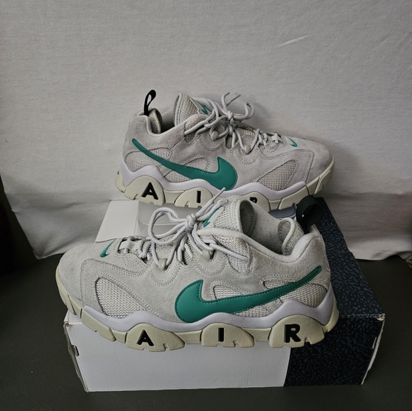 Nike Air Barage low grey fog/ Neptune green - Picture 2 of 7
